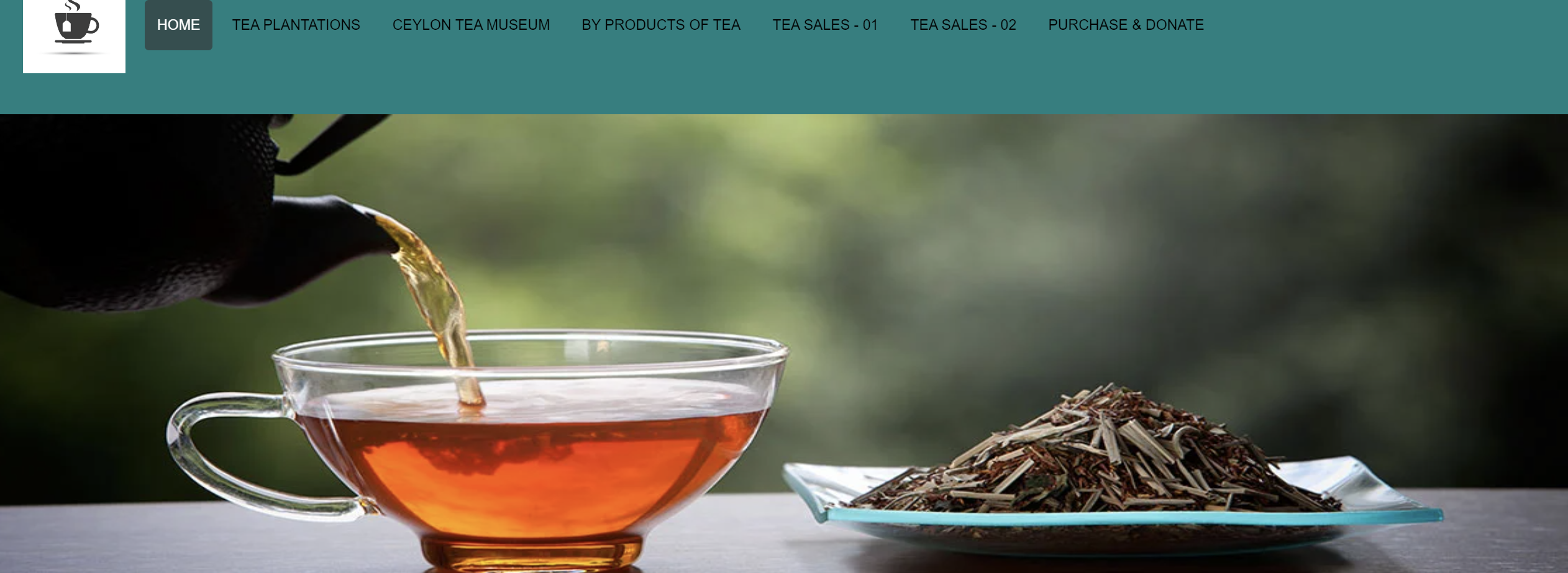 Tea website preview image